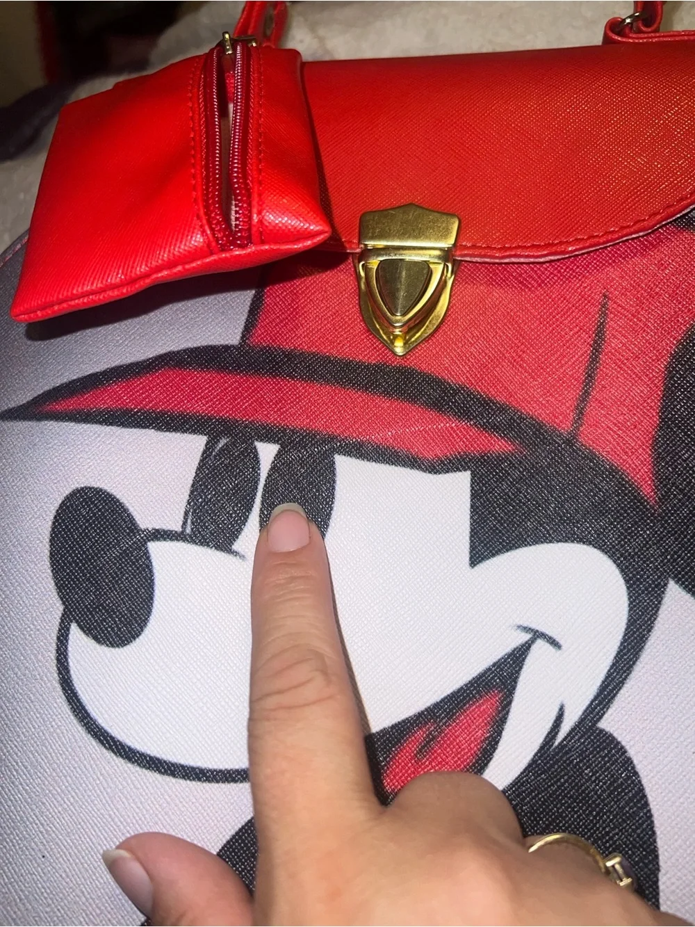 Mickey Mouse backpack/shoulder bag comes with wallet